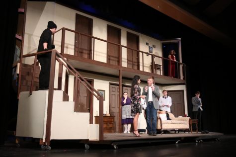 Tech crew tasked with building two-story set