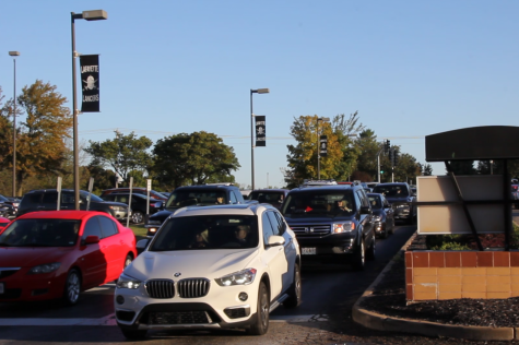 Parking attendants keep lot flowing