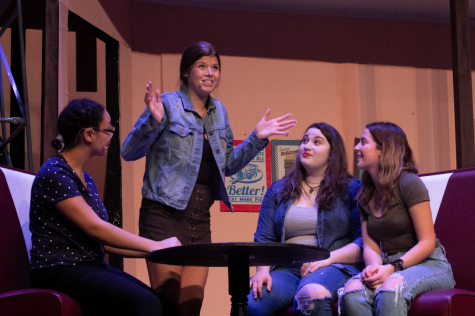 Sophomore Gracie Maurer, along with co-stars Surayya Cazembe, Caroline Foster and Rachel Clarke, perform the song