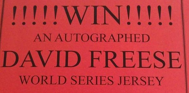 David Freese World Series Jersey to be raffled off