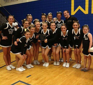 Lady Lancer cheerleaders qualify for State