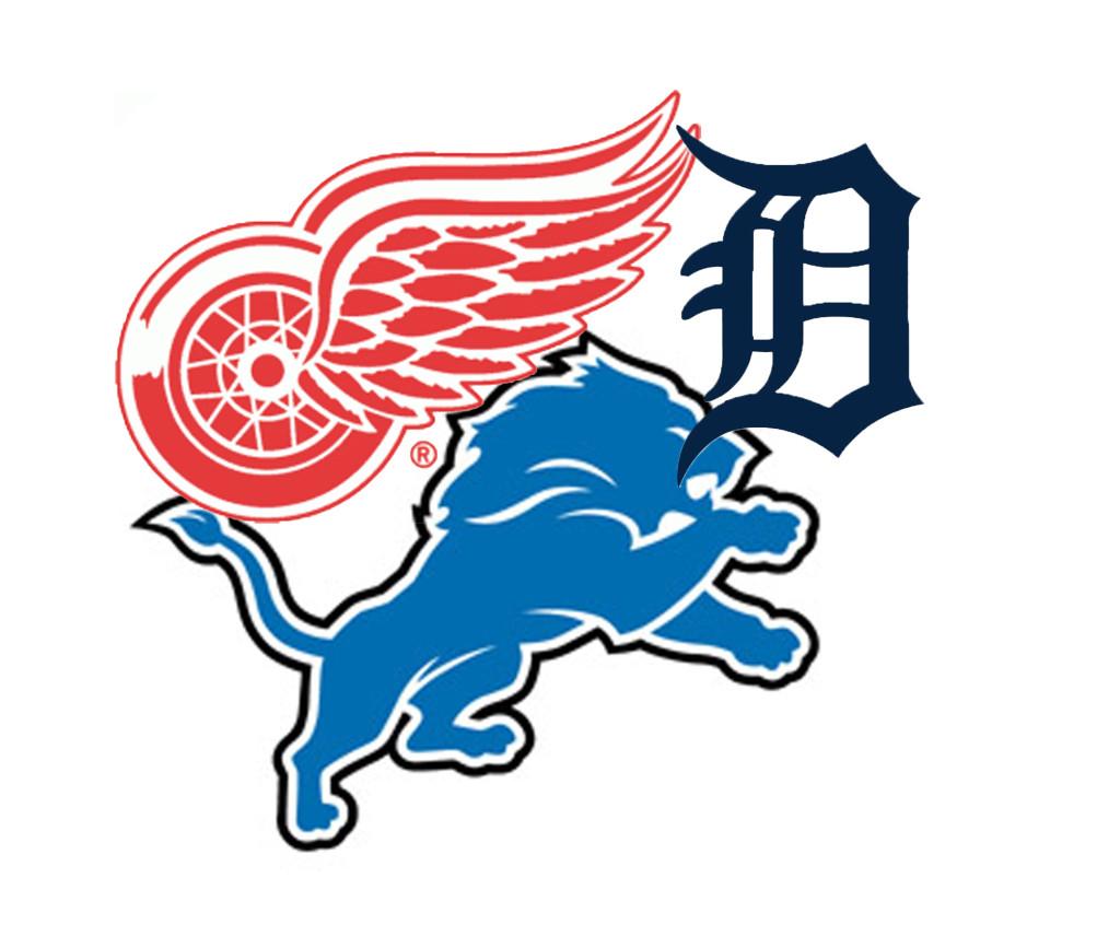 Detroit Red Wings, Tigers and Lions