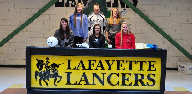 Six student athletes sign on Fall Signing Day