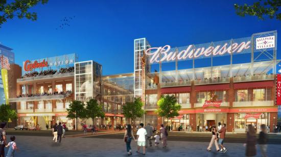 Ballpark Village features for 2022 Cardinals season