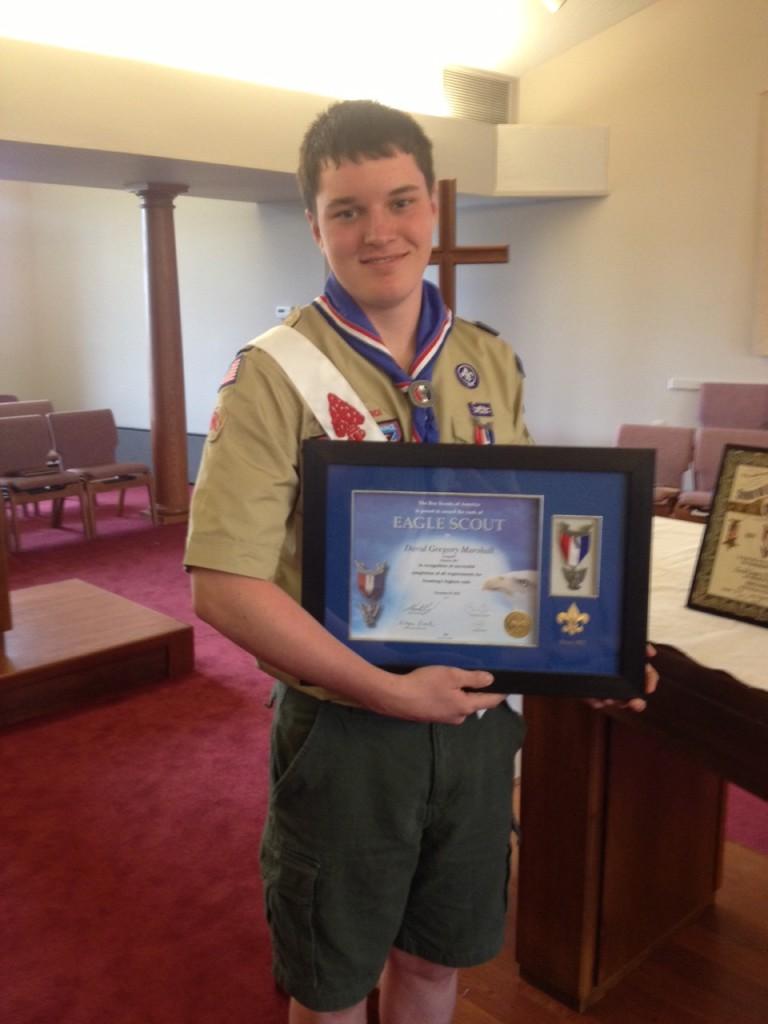 Through These Halls: David Marshall prepares to become an Eagle Scout