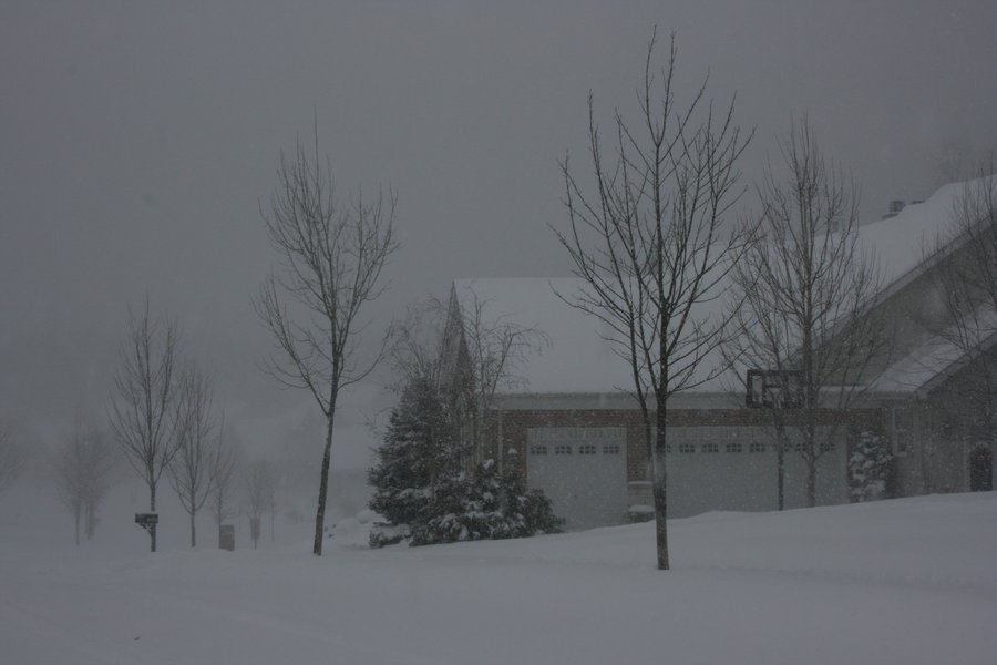 View of house during the snow storm on January 5th