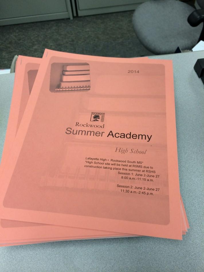 More information about the Rockwood Summer Academy can be found in the Guidance Office