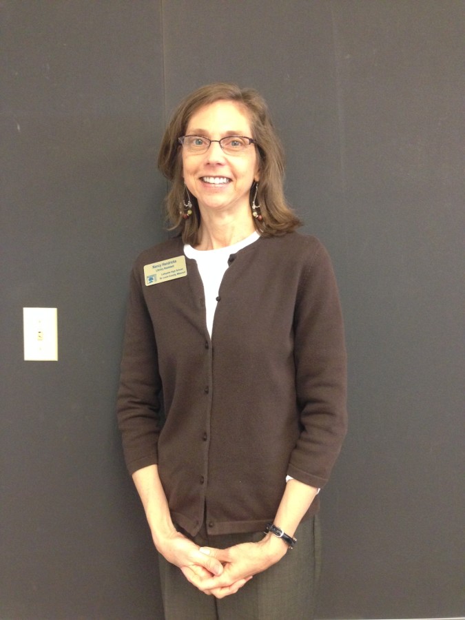 Librarian Nancy Hendricks, winner of a 2014 Rockwood Cornerstone Award
