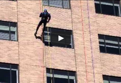 Update: Eric Kipp descends down Hyatt hotel in support of Special Olympics