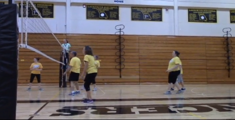 Rockwood teacher volleyball game brings fun for teachers
