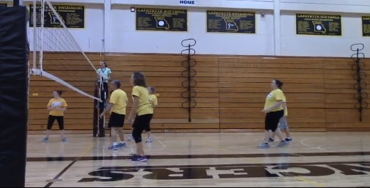 Rockwood teacher volleyball game brings fun for teachers