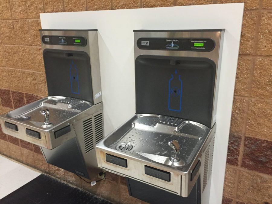 Cookie stand funds new water bottle fillers