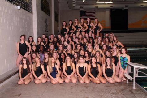 Girls swimming and diving puts up winning performance against Eureka
