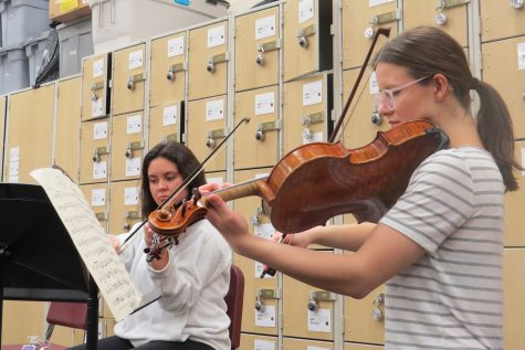 Student musicians prepare for Solo and Ensemble Festival