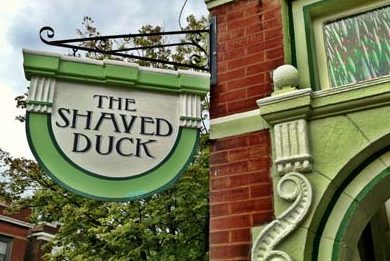 The Shaved Duck creates a beautiful and  eclectic atmosphere through their indoor and outdoor design. 