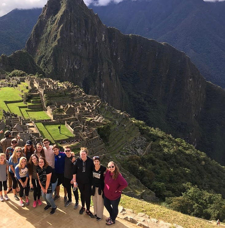 The Spanish students visited Machu Picchu during the summer 2017 trip to Peru. 