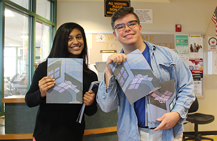 Image moves to magazine format