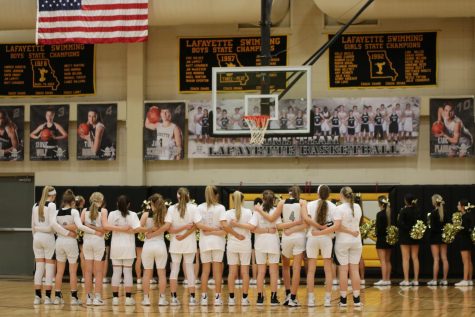 Girls basketball hosts Marquette for Senior Night