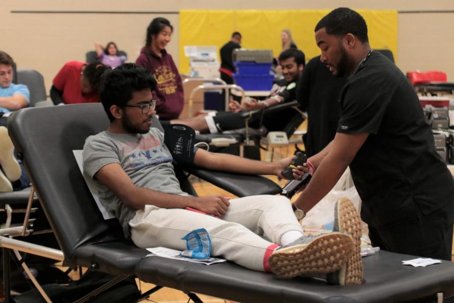 Each year, Student Council (STUCO) hosts a blood drive in the back gym of Lafayette.