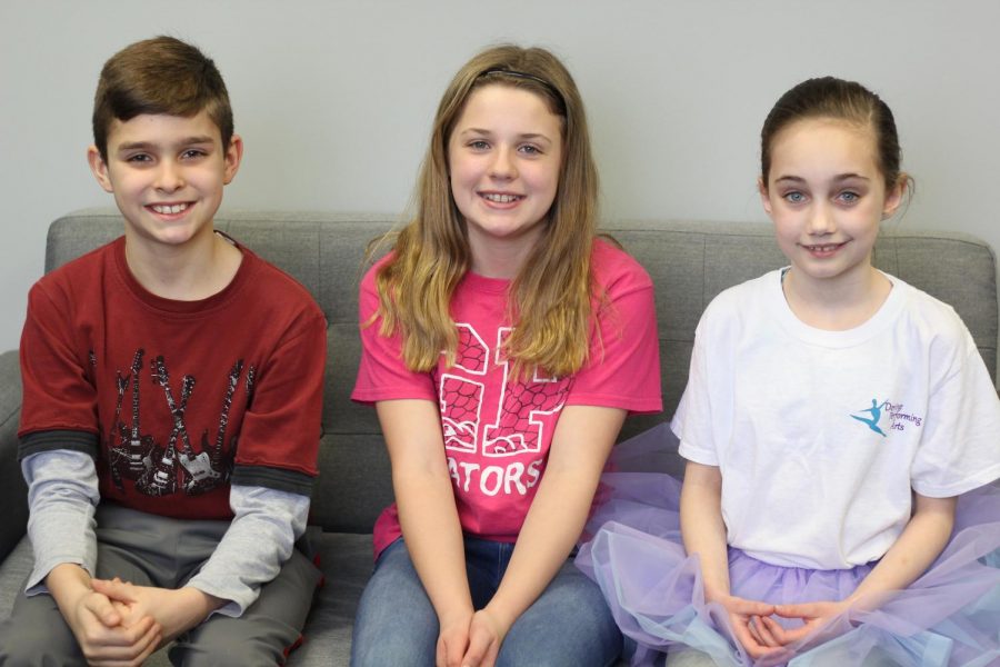 Ellen, fifth grade, Jason White, fourth grade and Luci, third grade, are all Green Pines students who will attend Lafayette in the future.
