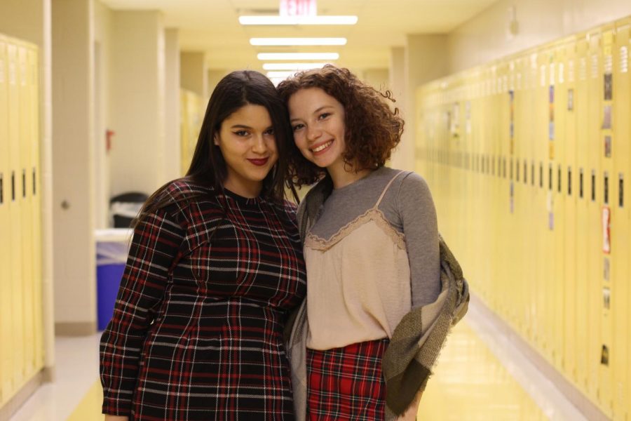 French exchange students Rania and Lucille visited Lafayette for approximately three weeks.