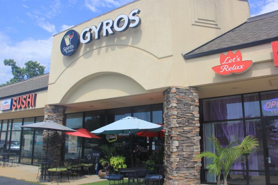 Spirits and Gyros, located on Manchester road, provides a trendy and relaxed environment, alongside flavorful food.