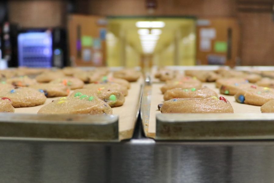 Cookies rise in the oven to be served fresh to students from the Lafayette Cookie Stand in 2019. Before the Cookie Stand closed that second semester, students were able to purchase two cookies for $1 throughout the school day. The Cookie Stand is set to reopen during the week of Sept. 20.
