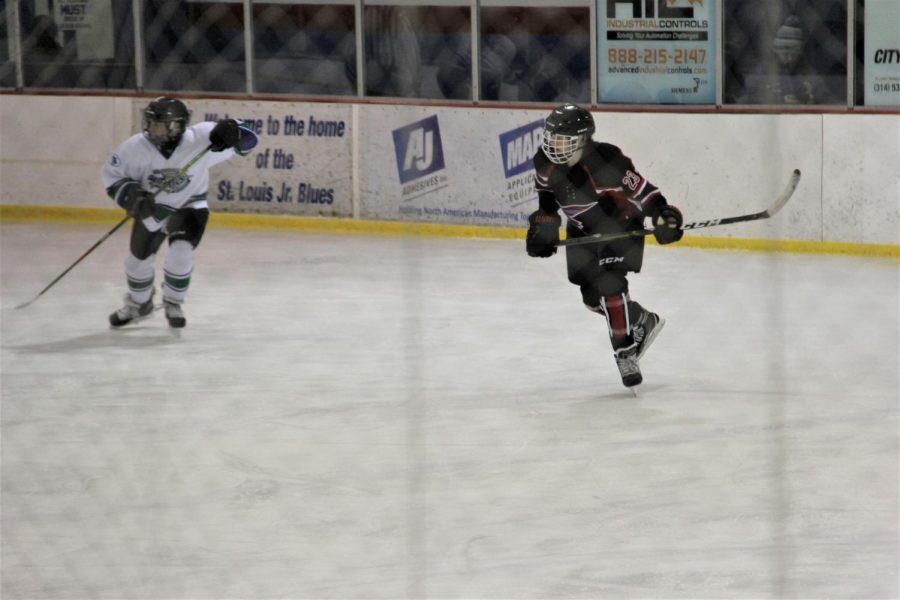 On February 22, Nick Hess had his last game of the season at the Affton Ice Rink, facing the Meramec Sharks.