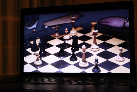 Elizabeth Harmon Hand-painted the Queen's Gambit Print