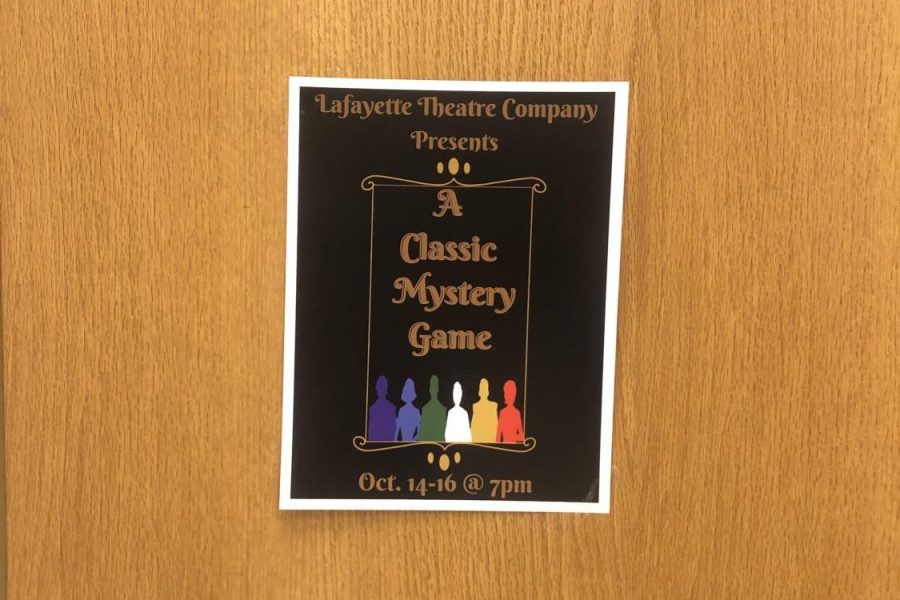  Classic Mystery Game will be performed on Oct. 14, 15 and 16 at 7 p.m. in the Theater. Tickets will be sold for $5 during all lunch shifts starting Oct. 11 and will also be available at the front of the Theater prior to the performances for $8.