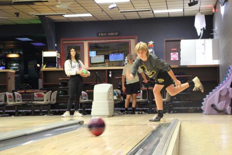 John Fischer is curving the ball into pocket. The sport of bowling dates back to Ancient Egypt.   