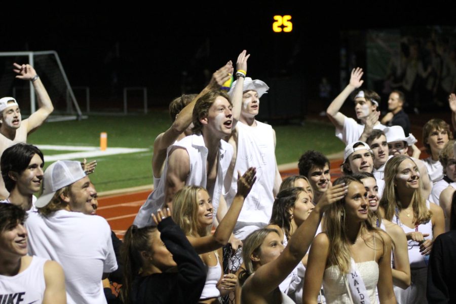 The Superfans kept the student section cheering on throughout the night. Ive never been to a game that we lost and had so much fun. Everything was great about it. The environment, the hype, the interactions with players. These Friday nights will be a highlight to my senior year that I will never forget, senior Lane Tenny said. 