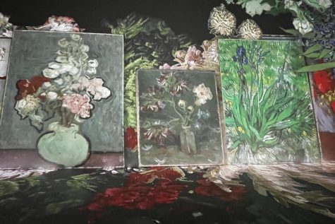 One of Vincent Van Gogh’s series, known as Vase of Flowers, includes several oil based paintings. It was completed in June of 1890 and is currently displayed at the Beyond Van Gogh Exhibit at Saint Louis Galleria.