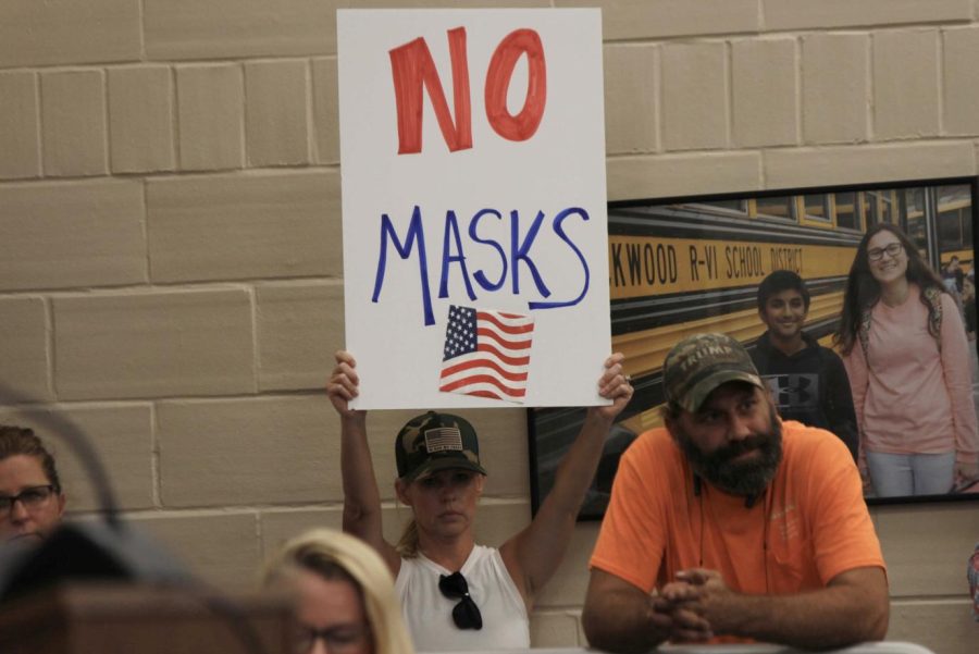 Face+masks+have+been+protested+since+the+return+to+in-person+school%2C+where+parents+and+community+members+have+attended+Board+of+Education+%28BOE%29+meetings+to+voice+their+opinion.+Though+the+mask+mandate+was+to+be+removed+Jan.+18%2C+the+BOE+extended+the+mandate+through+Feb.+3.+