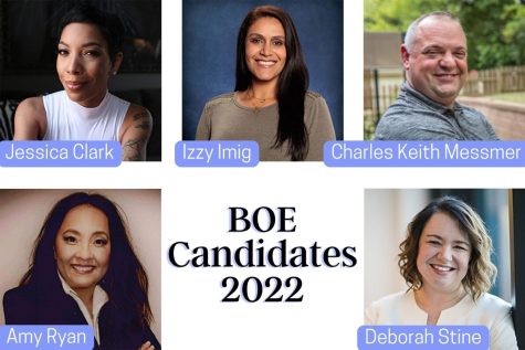 Following the possibility of two seats opening in the Board of Education, five community members have become candidates for the seats, Including Jessica Clark, Izzy Imig, Charles Keith Messmer, Amy Ryan and Deborah Stine. The election will occur on April 5, 2022.