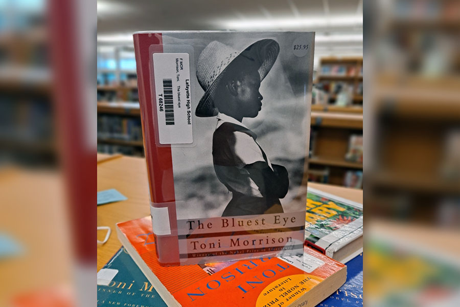 Many of Toni Morrison's works like The Bluest Eye can be found in the library. Morrison released her first novel, The Bluest Eye, in 1970. Morrison is a Pulitzer-winning author for another of her novels, Beloved, which is optional reading in the AP English Literature and Composition course at Lafayette. 