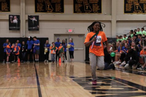 An athlete runs at the 2019 Special Olympics. After a three year hiatus, the events are returning to Lafayette.