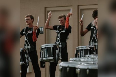 In 2019, Class of 2021 Lafayette grad Preston Kellenberger spent hours on hours performing with a percussion group, the Colt Cadets. 