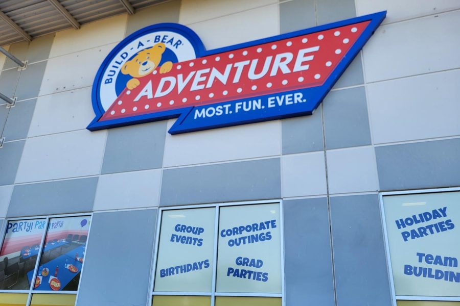 A new Build-A-Bear location in Chesterfield advertises party rooms. The location offers more changes, with the party rooms being just one of them.