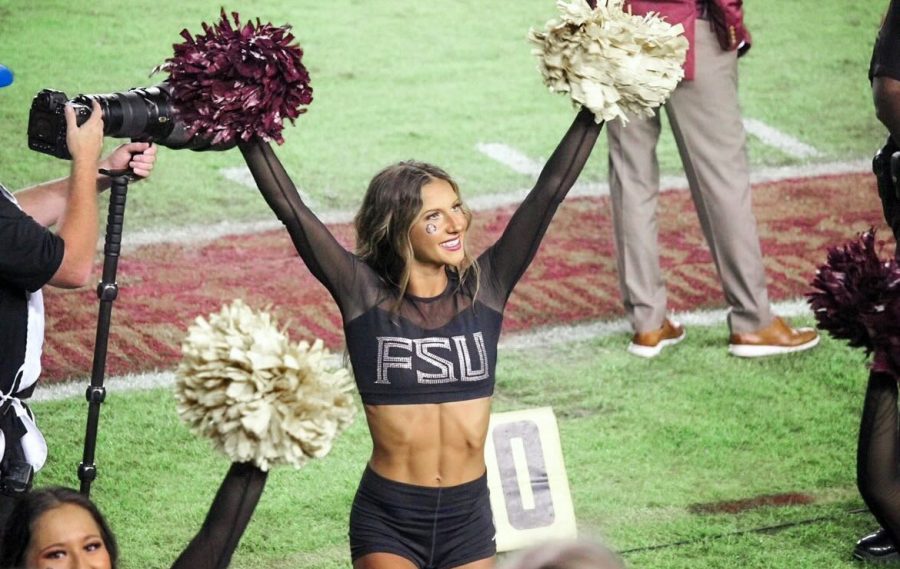 Class of 2021 grad Anna Savacool dances for the Florida State University Golden Girls Dance Team. This is her second year on the team and her team got picked at the U.S. National Team this year and got to compete in the world finals.