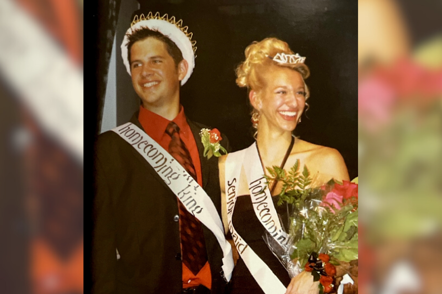 Language arts teacher Jillian Flores won Homecoming Queen at her senior Homecoming in 2006. Flores also said  her boyfriend at the time, Tyler Filmore, won Homecoming King, making the night even more special. 