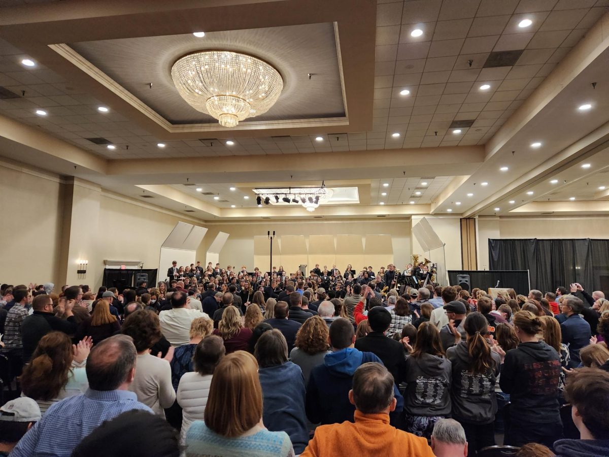 At the 2023 Music State Conference, All-State Concert Band performs for music educators, after concentrated rehearsals throughout the year. All-State Conferences are held in resorts within the state, with the 2023 conference being held at the Lake of the Ozarks.