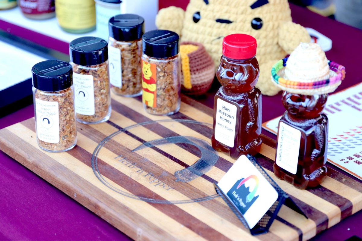 To differentiate between his spicy honey and non-spicy honey, Herb N Pepper owner Anthony Lynch has a sombrero on the spicy honey. Lynch uses locally grown peppers and locally raised bees to make each of his products.