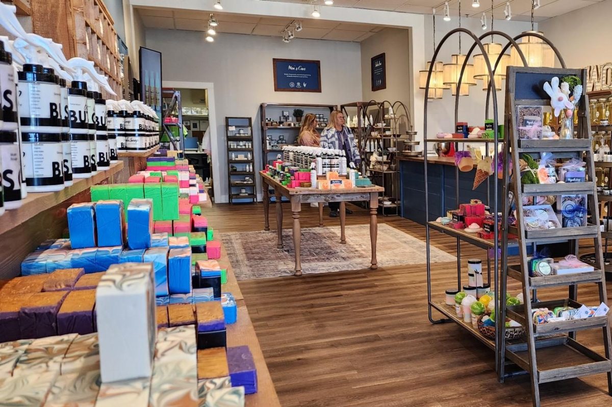 Recently opening the second shop in Missouri, owner and store manager April Baker established the Magnolia Soap & Bath Co. with her son because she was always surrounded by their products when she lived in Mississippi. She has been using the products for 5 years now and said she likes them because they don’t contain any toxic or harmful ingredients. “When we found that they were franchising, we thought this would be a business model that the community would appreciate because a lot of the people out here are health conscious and health minded,” Baker said