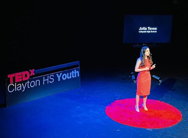 Junior Julia Teves has been reaserching about child grooming since freshman year when she decided to present on it for her ALARP presentation. This underlying global issue inspired Teves to further her impact and led her to be a speaker at the TEDxClayton HS Youth event.