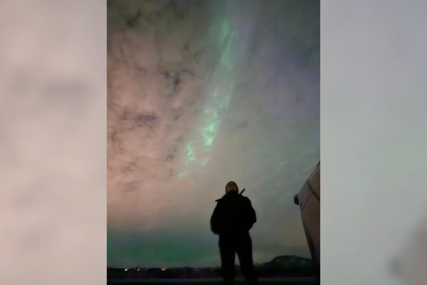 During her last night in Iceland, Assistant Principal Natasha Fischer finally got to see the northern lights, a long time dream of hers. Fischer traveled to Iceland in March 2023 with her husband Brett Fischer.