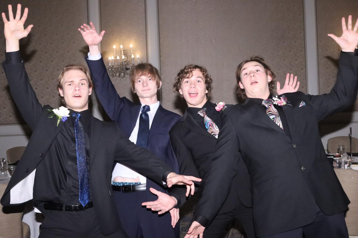 From left: Samual Schoening, Owen Goldsbury, Sam Dimmic,, and Grayson Smith.