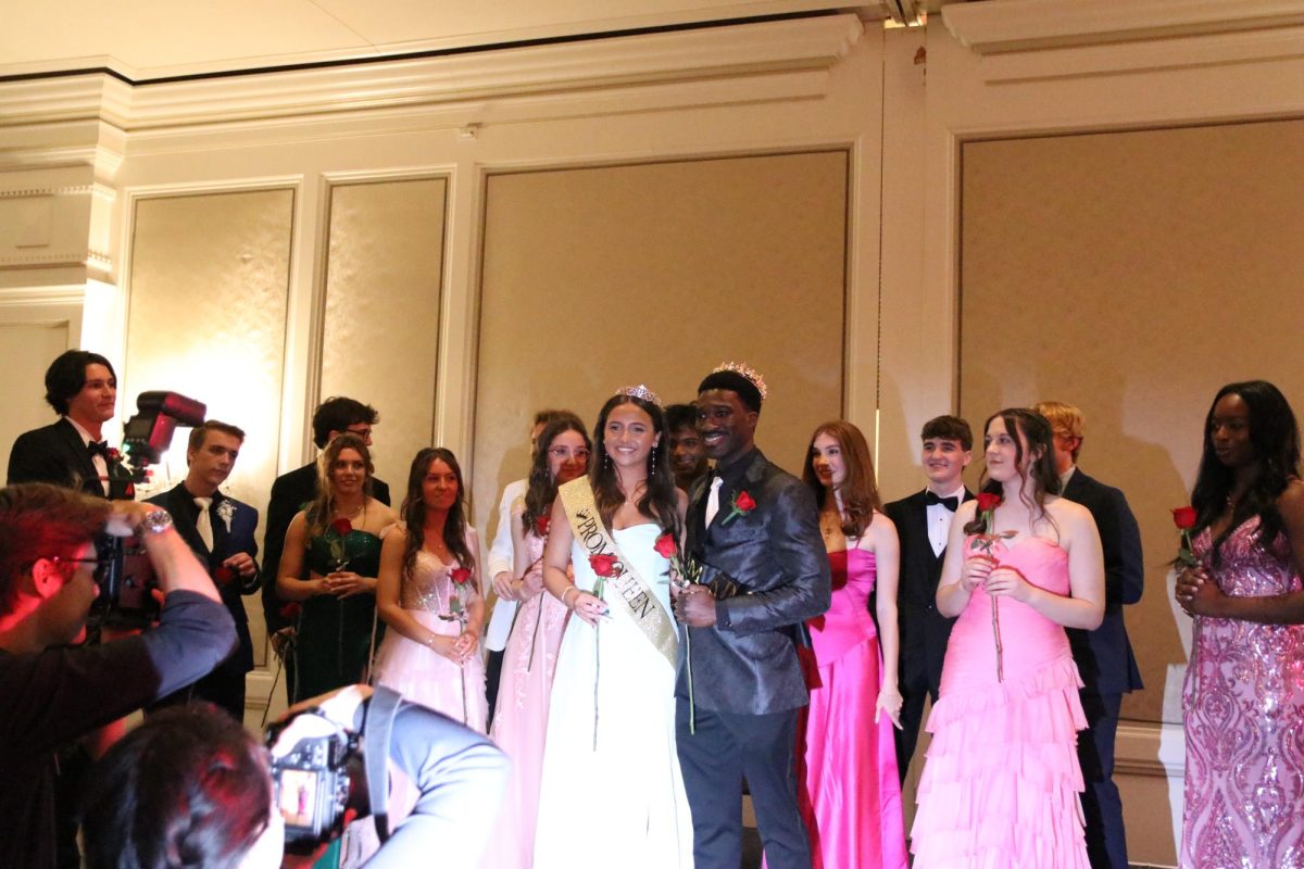 Ava Alvarez and CJ Woode are crowned Prom king ang Queen .