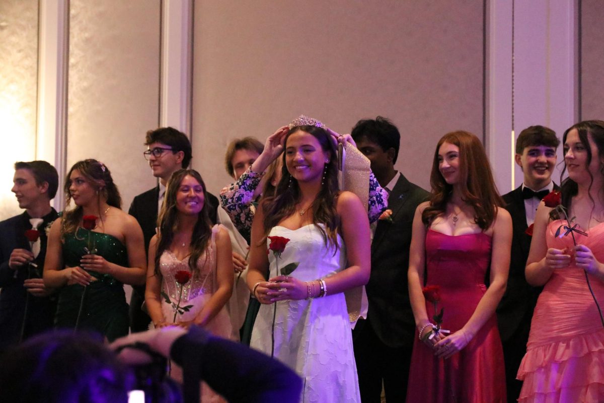 Senior Ava Alvarez is crowned Prom queen.