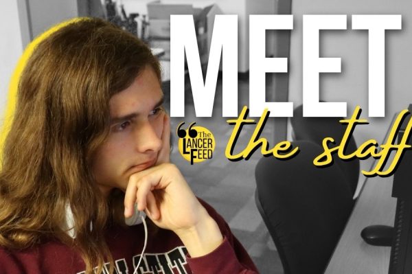 The newest member on newspaper, senior Zach Diethelm, has just started his journey with the Lancer Feed but is already making strides in the publication. "I love student publications because the people are friendly, and it's a very fun, hands-on learning experience. I have liked learning writing, interviewing and research skills as part of the process," Diethelm said.